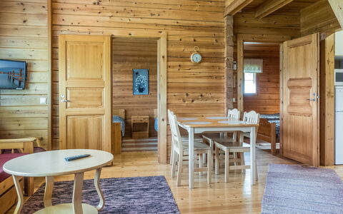 Mansikkaranta 1: Holz, Winter, Schnee, Zuhause, Hütte, Einfrieren, Abstellgleis, Blockhaus, Eis