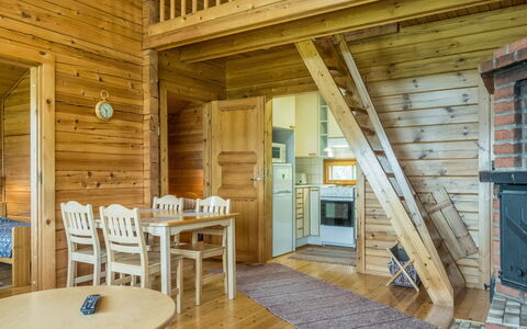 Mansikkaranta 1: Holz, Winter, Schnee, Zuhause, Hütte, Einfrieren, Abstellgleis, Blockhaus, Eis