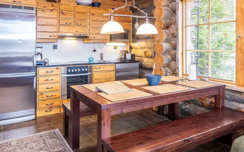 Villa Olivia: Möbel, Flooring, Interior Design, Holz, Fussboden, Decke, Küche, Holzboden, Küche & Esszimmer Tisch, Zimmer