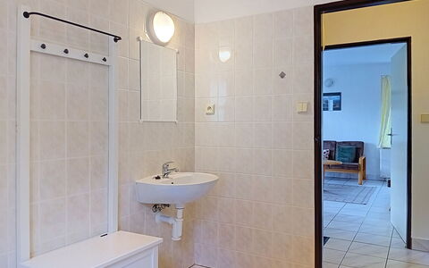 Green Valley Park Stárkov 13: Wand, Flooring, Armatur, Fussboden, Bad Sink, Interior Design, Decke, Sinken, Installation, Badezimmer