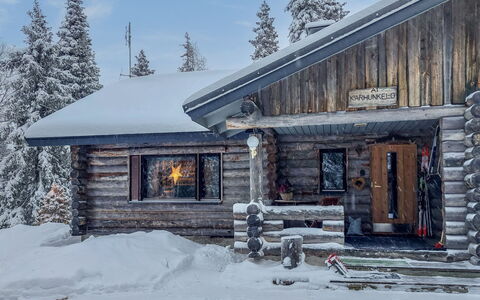 Karhunkelo: Schnee, Winter, Holz, Hütte, Haus, Einfrieren, Dach, Zuhause, Blockhaus