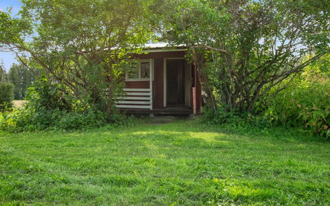 Maalaistalo Sipilä: Gras, Strauch, Grundstueck, Hütte, Garten, Ländliches Gebiet, Schuppen, Gartenbauten, Ground