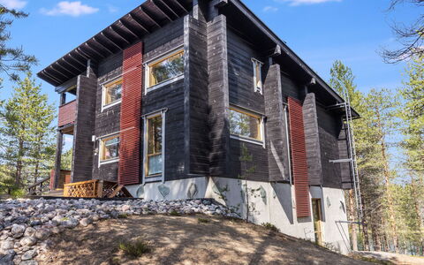 Matkajoentie 4B: Holz, Die Architektur, Abstellgleis, Zuhause, Hütte, Schiebefenster, Daylighting, Blockhaus