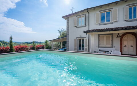 Borgo House In Florentine Hills With Pool: Schwimmbad, Zuhause, Resort, Estate, Hazienda, Villa, Thermae, Water Feature, Balkon, Eco Hotel