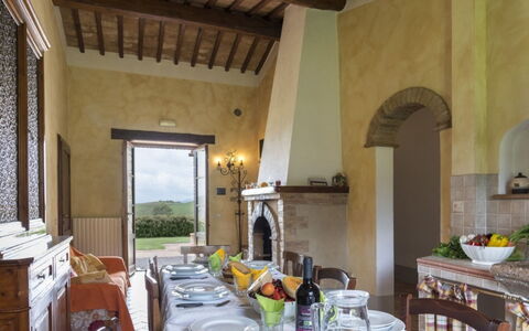 Podere Aurora: Möbel, Zuhause, Tabelle, Bauernhaus, Stuhl, Küche & Esszimmer Tisch, Villa, Regale, Zimmerpflanze, Esszimmer