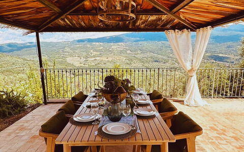 Poggio Aperto: Möbel, Hügel, Stuhl, Tabelle, Gartenmöbel, Gebirge, Eco Hotel, Veranda, Tisch Im Freien, Resort
