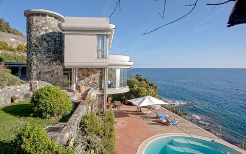 Villa Baia al Mare: Blau, Küste, Küsten Und Ozeanische Forms, Meer, Ozean, Ufer, Villa, Estate, Vorgebirge