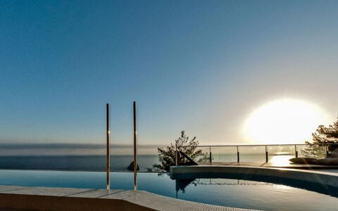 Villa Cala Moresca: Meer, Sonnenlicht, Ozean, Schwimmbad, Dämmerung, Küste, Abend, Resort, Balkon, Sonnenaufgang