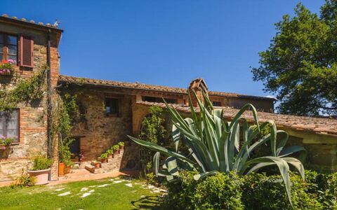 Podere Contignano: Haus, Die Architektur, Zuhause, Strauch, Hütte, Estate, Garten, Bauernhaus, Hazienda