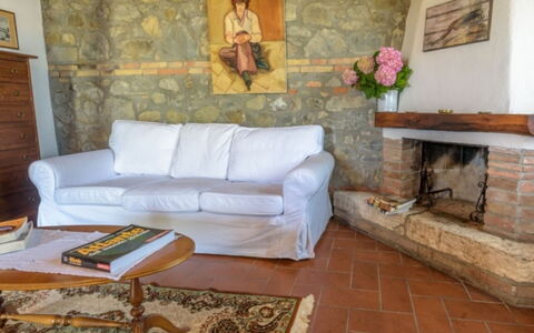 Podere del Mezzadro: Möbel, Flooring, Holz, Interior Design, Fussboden, Tabelle, Zimmer, Beleuchtung, Couch, Wohnzimmer