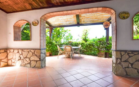 Villa Campanella: Resort, Decke, Hazienda, Eco Hotel, Schatten, Schwimmbad, Zimmerpflanze, Holzbeize, Outdoor Struktur, Blumentopf