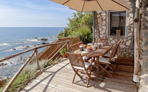 Vistamare: Möbel, Holz, Stuhl, Meer, Tabelle, Gartenmöbel, Küste, Küsten Und Ozeanische Forms, Ozean, Resort