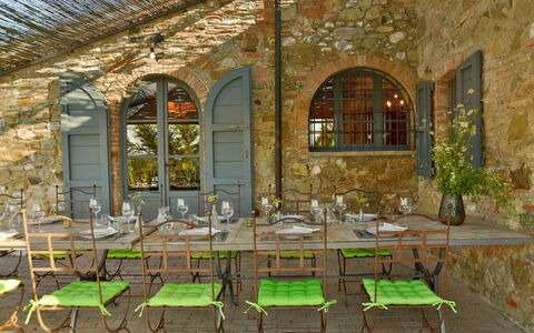 Villa Ginevra: Möbel, Stuhl, Wand, Tabelle, Küche & Esszimmer Tisch, Holz, Interior Design, Gartenmöbel, Esszimmer, Tisch Im Freien