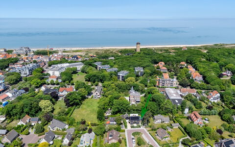 Residence Domburgse Duinen: Landschaft, Wohngebiet, Vogelperspektive, Vorort, Küste, Luftaufnahmen, Bucht, Stockfotografie