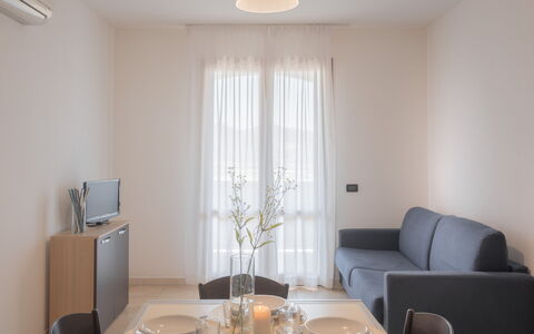 Le Fontane Apartments In Villasimius: Interior Design, Möbel, Flooring, Fussboden, Holz, Zimmer, Decke, Beleuchtung, Wohnung, Wohnzimmer