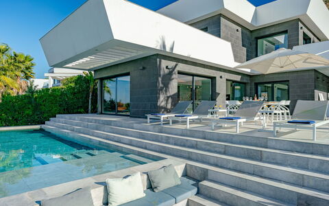 Leda: Schwimmbad, Schatten, Villa, Estate, Design, Landscaping, Eco Hotel, Villa, Resort