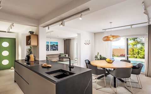 Brax8: Möbel, Interior Design, Küche, Countertop, Flooring, Light Fixture, Fussboden, Decke, Holz, Küche & Esszimmer Tisch