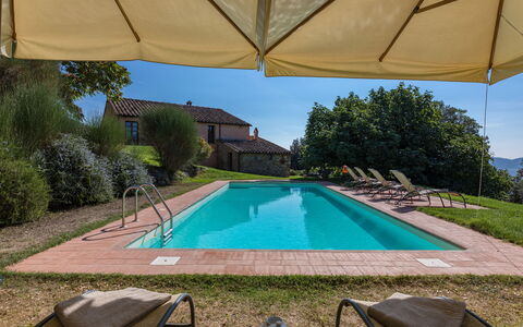 Villa Belvedere: Schwimmbad, Estate, Bauernhaus, Hazienda, Resort, Villa, Eco Hotel, Landscaping, Garten, Schatten