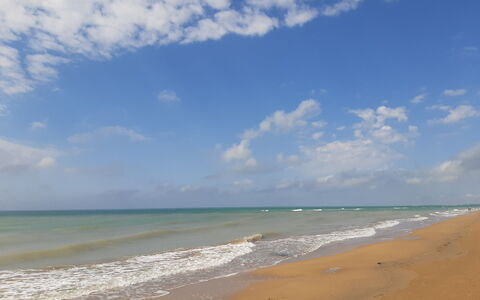 Villetta Elena, Ac, Wifi, Lido Degli Scacchi: Himmel, Blau, Wolke, Horizont, Daytime, Gewässer, Wasser, Wasservorräte, Strand, Natürlichen Umgebung