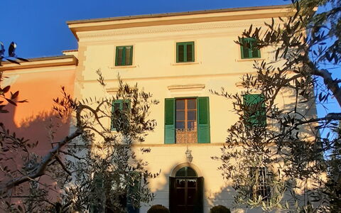 Ely Apartment In Villa, Wifi, Terricciola, Pisa: Estate, Garten, Hazienda, Rasen, Garten, Villa, Landscaping, Villa, Auffahrt, Historisches Haus