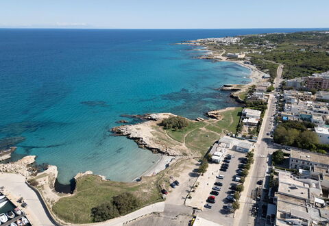 Villetta The Panoramic Rooftop, Wi-fi, San Foca: Himmel, Blau, Wasser, Wasservorräte, Gewässer, Küste, Küsten Und Ozeanische Forms, Strand, Horizont, Meer