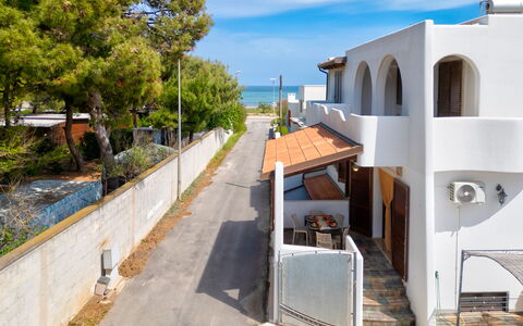 La Vista Mare Da Viola: Schatten, Balkon, Treppe