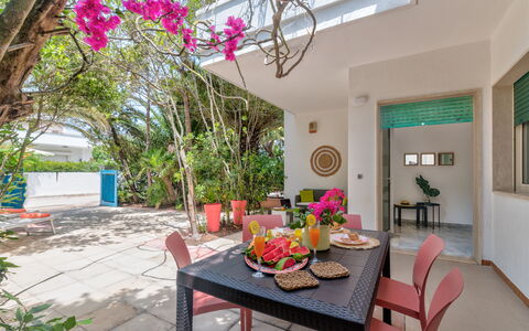 Villa Coralia: Blumentopf, Zimmerpflanze, Schatten, Design, Balkon, Hof, Eco Hotel