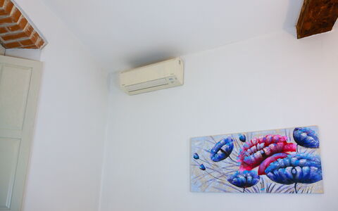 Ca Du Checcu: Wand, Decke, Zimmer, Farbe, Bilderrahmen, Gips, Moderne Kunst
