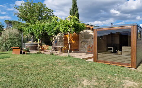 Appartamento Bellosguardo, Wifi, Near Perugia: Holz, Gartenbauten, Holzbeize, Garten, Schuppen, Hinterhof, Schatten, Outdoor Struktur, Blockhaus, Hartholz