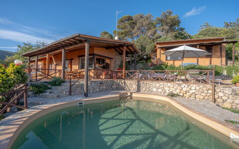 Villa Argentina: Schwimmbad, Resort, Eco Hotel, Schatten, Landscaping, Water Feature, Estate, Outdoor Struktur, Flagstone, Gartenmöbel
