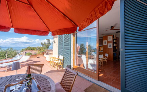 Ca' Nelly: Stuhl, Schatten, Eco Hotel, Resort, Holzbeize, Gartenmöbel, Balkon, Villa, Küche & Esszimmer Tisch