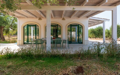 Villa Prestige: Säule, Schatten, Outdoor Struktur, Garten, Estate, Landscaping, Pergola, Pavillon, Villa, Hazienda