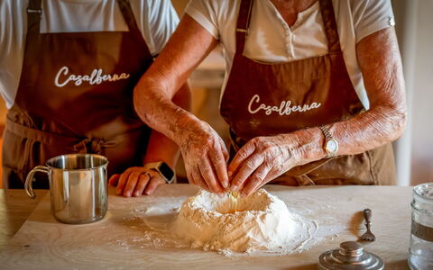 Casalberna: Zutat, Kochen, Essen