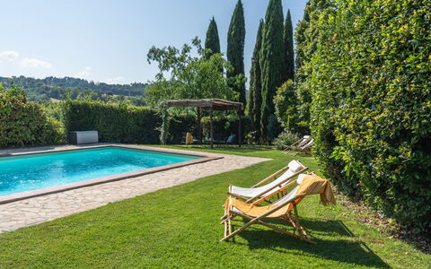 La Piccola Oasi: Blau, Schwimmbad, Garten, Gartenmöbel, Freizeit, Resort, Eco Hotel, Schatten, Landscaping, Hazienda