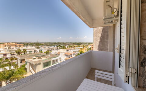 Sea View Apartment, Ac Gallipoli: Wohnung, Balkon, Daylighting