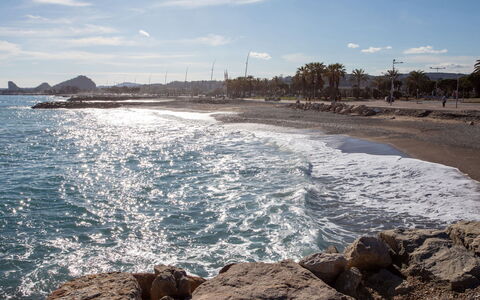 Cagnes Provencal: Gewässer, Küste, Küsten Und Ozeanische Forms, Ufer, Strand, Meer, \Fels, Horizont, Wind Wave, Ozean