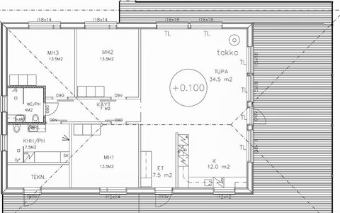 Vintteri: Möbel, Interior Design, Flooring, Fussboden, Tabelle, Decke, Küche & Esszimmer Tisch, Beleuchtung, Stuhl, Zuhause