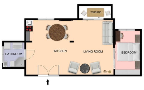 La Casa del Saggio: Möbel, Fussboden, Schlafzimmer, Bett, Zimmer, Design, Lampe, Kissen, Wohnzimmer