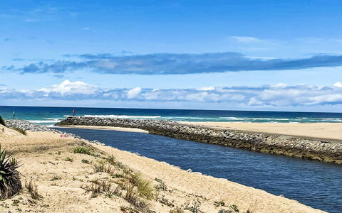 Mimizan 217: Blau, Wasser, Gewässer, Küste, Horizont, Küsten Und Ozeanische Forms, Ufer, Strand, Meer