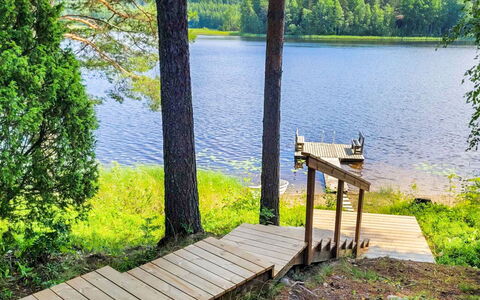 Kelokki: Holz, Natürliche Landschaft, Bank, Promenade, See, Dock, Wald, Naturschutzgebiet, Walkway, Ufer