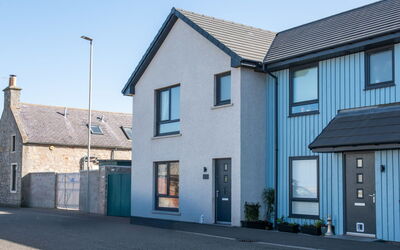 Shore Street - Lossiemouth, Scotland, Vereinigtes Königreich