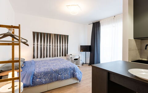 Modern Studio Nest: Wohngebiet, Strauch, Dach, Zuhause, Hütte, Auffahrt, Estate, Abstellgleis, Landscaping, Garten