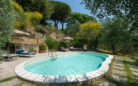 Casa Livia: Schwimmbad, Gartenmöbel, Möbel, Resort, Stuhl, Garten, Hinterhof, Eco Hotel, Schatten, Hazienda