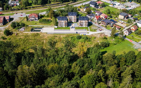 River Park: Wohngebiet, Gebäude, Zuhause, Nachbarschaft, Haus, Vorort, Vogelperspektive, Landschaft, Küste, Küsten Und Ozeanische Forms