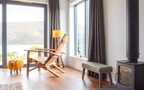 Tigh Na Allt: Wohnung, Schatten, Balkon, Stuhl, Gartenmöbel, Resort, Hotel, Eco Hotel, Villa