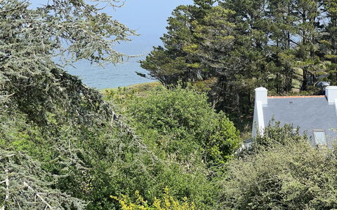 Charme de Samzun: Meer, Küste, Strand, Ozean, Schatten, Balkon, Planke, Gartenmöbel