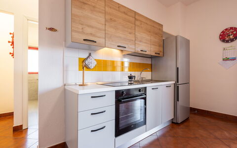 Appartamento Sala: Meer, Küste, Strand, Ozean, Schatten, Balkon, Planke, Gartenmöbel