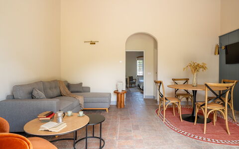 Unterkunft:&nbsp;Relais Badia a Passignano - Appartamento Chardonna