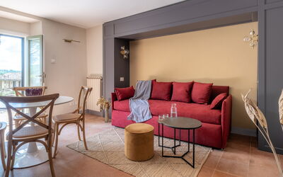 Unterkunft:&nbsp;Relais Badia a Passignano - Appartamento Pinot Ner
