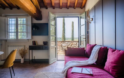 Unterkunft:&nbsp;Relais Badia a Passignano - Appartamento Malvasia
